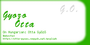 gyozo otta business card